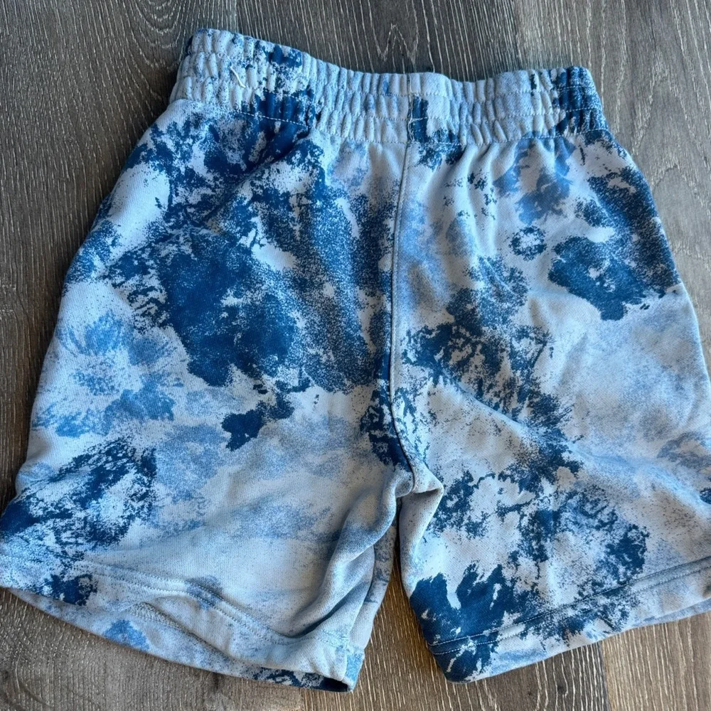 Nike Blue and Gray Kids Matching Set Sweatshirt size Lrg shorts size Med 0276 - Picture 4 of 9